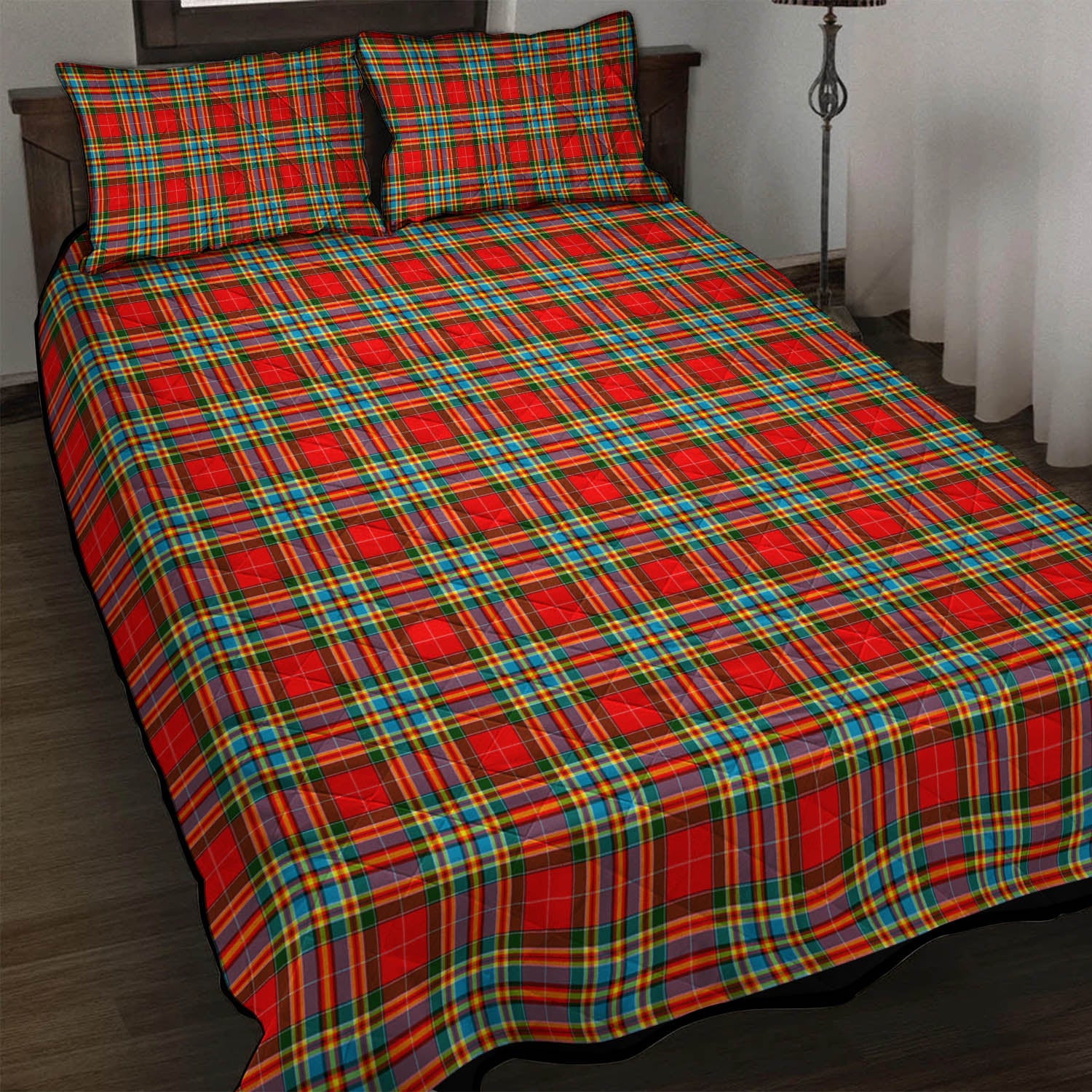 Chattan Tartan Quilt Bed Set - Tartanvibesclothing