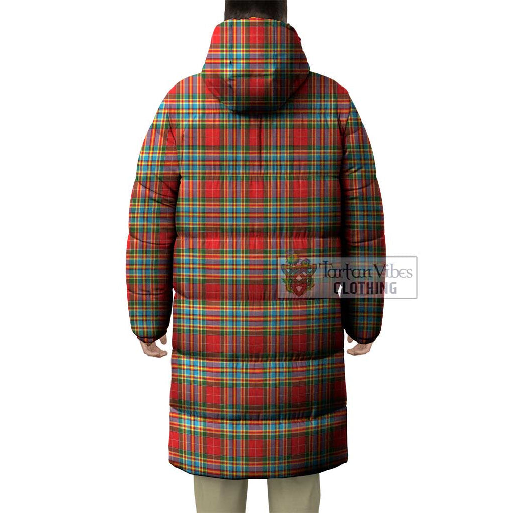 Tartan Vibes Clothing Chattan Tartan Long Down Jacket