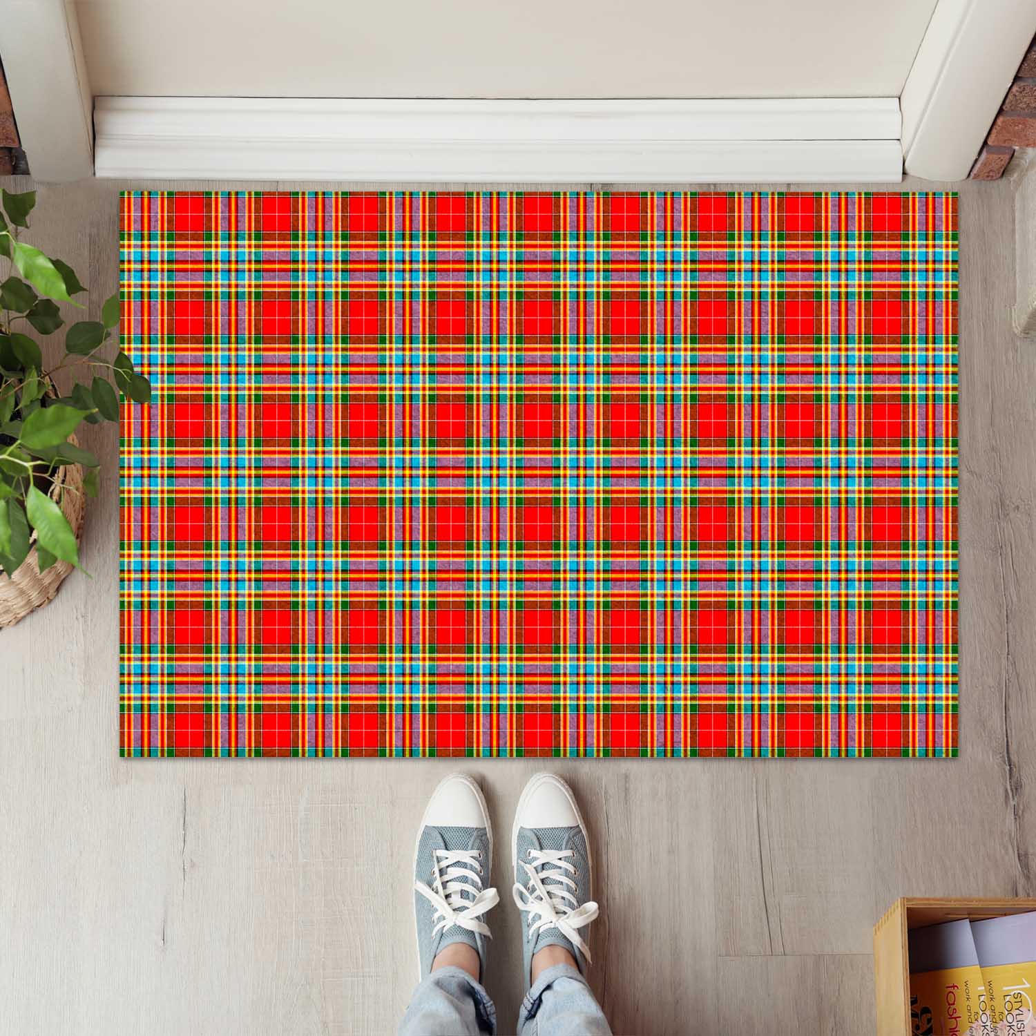 Chattan Tartan Door Mat - Tartanvibesclothing