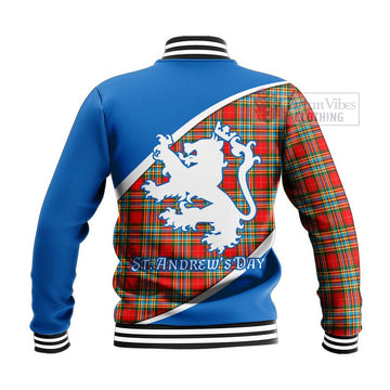 Chattan Family Crest Tartan Baseball Jacket Celebrate Saint Andrew's Day in Style