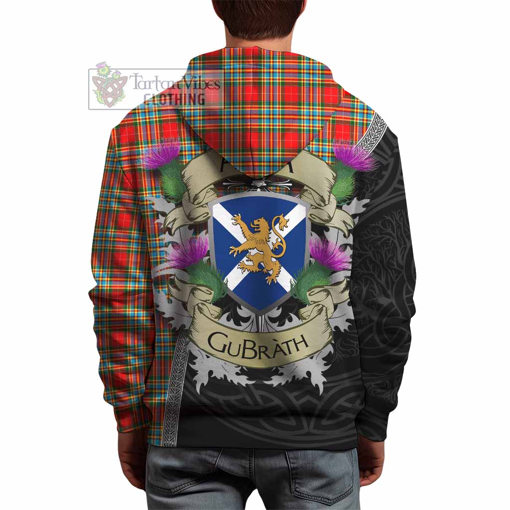Chattan Tartan Family Crest Hoodie Lion Rampant Royal Thistle Shield Celtic Inspired - Tartan Vibes Clothing