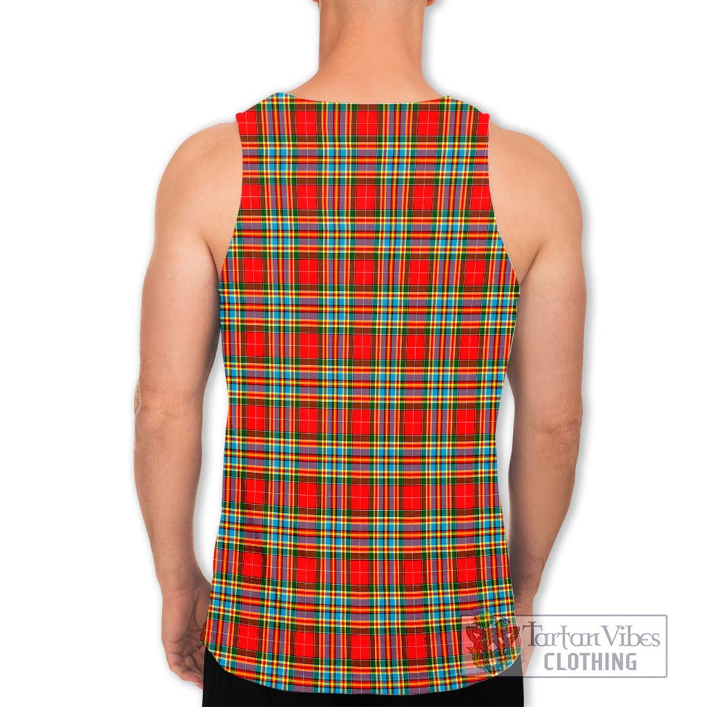 Chattan Tartan Men's Tank Top with Family Crest DNA In Me Style - Tartanvibesclothing Shop