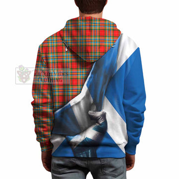 Chattan Tartan Hoodie with Family Crest Scotland Patriotic Style