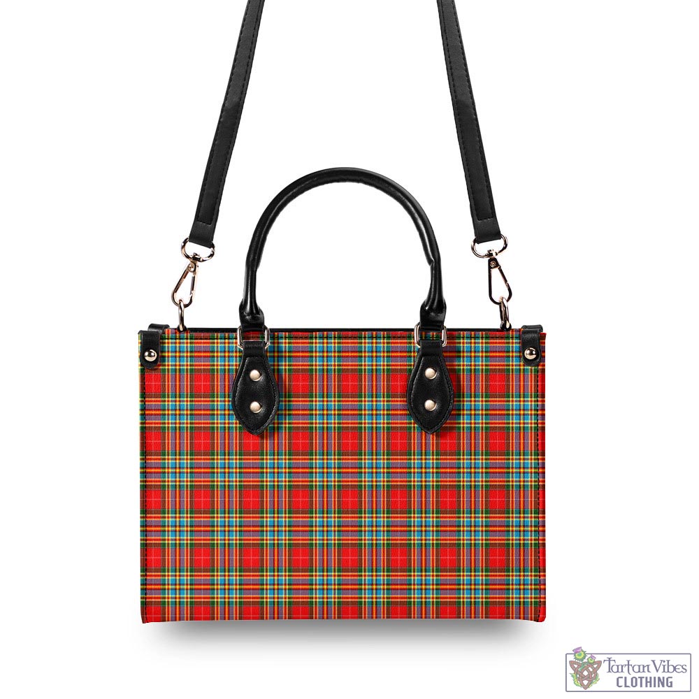 Tartan Vibes Clothing Chattan Tartan Luxury Leather Handbags