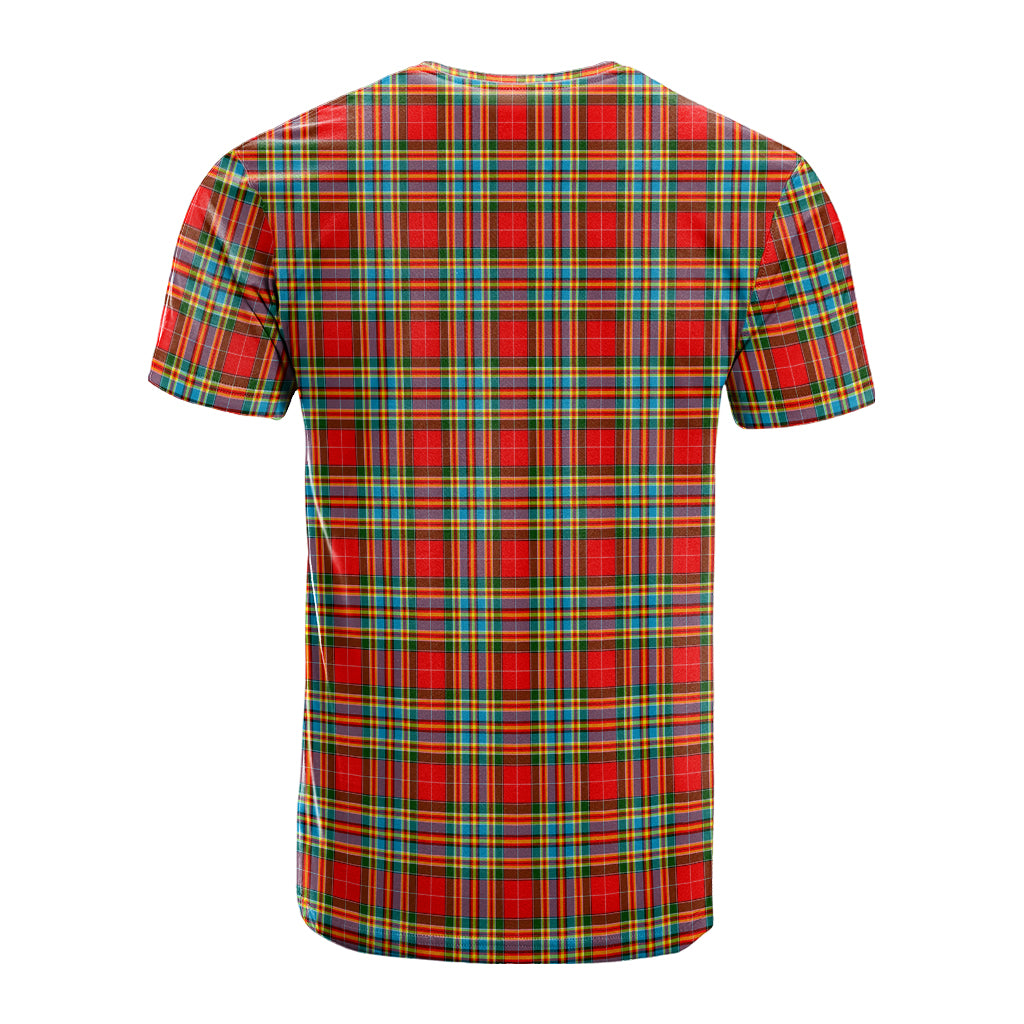 Chattan Tartan T-Shirt with Family Crest - Tartan Vibes Clothing