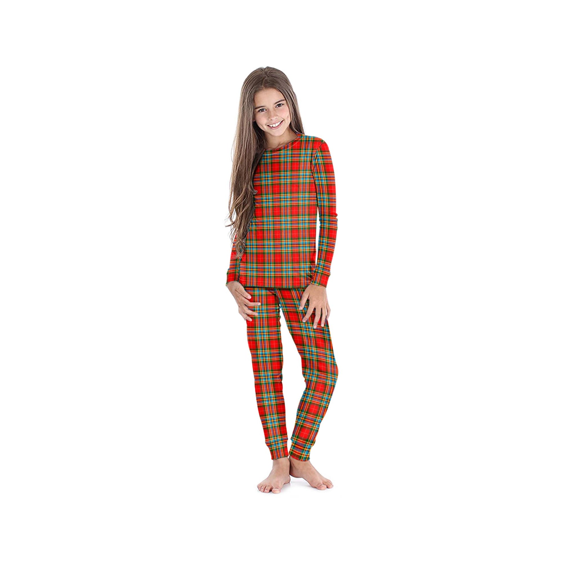 Chattan Tartan Pajamas Family Set - Tartanvibesclothing