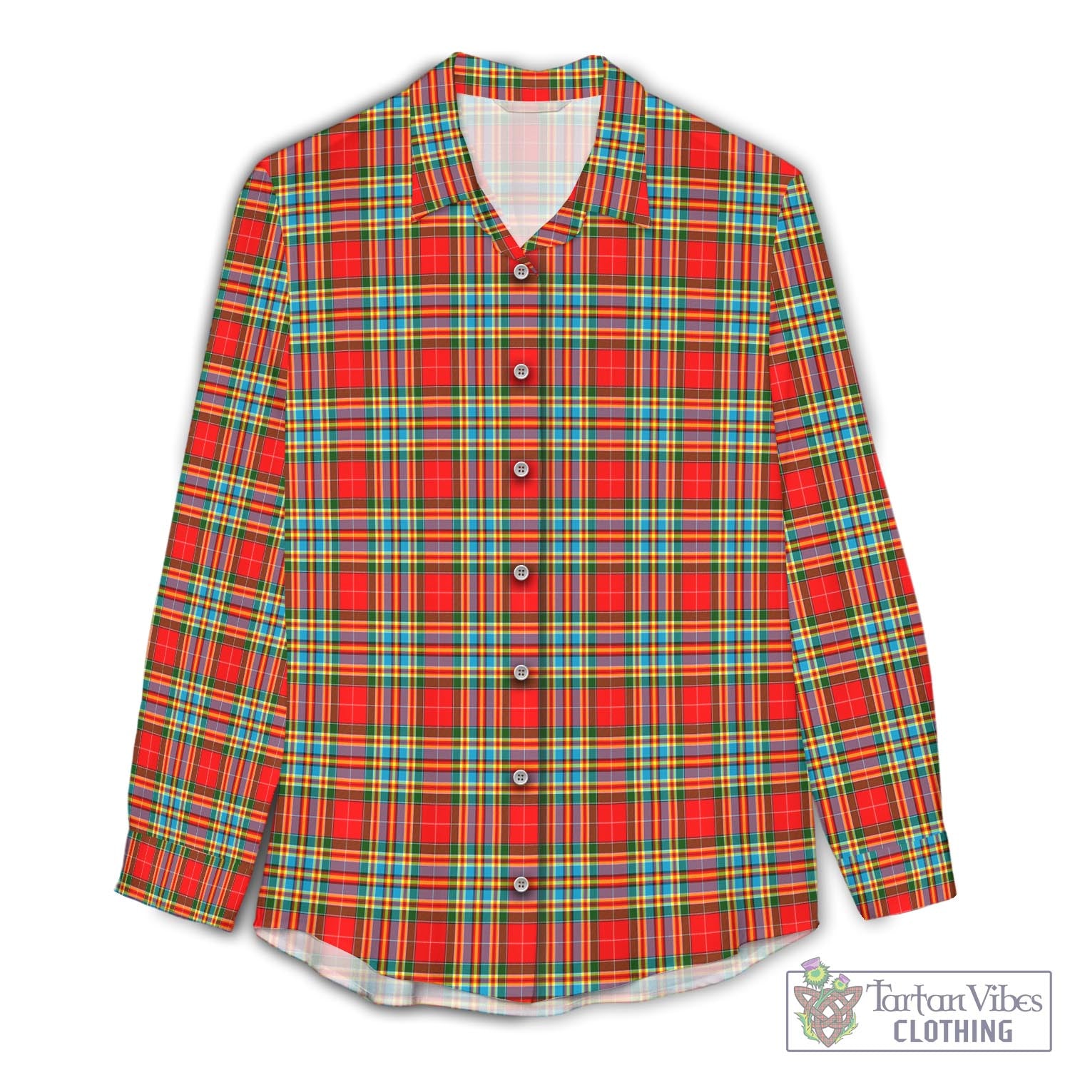 Chattan Tartan Womens Casual Shirt