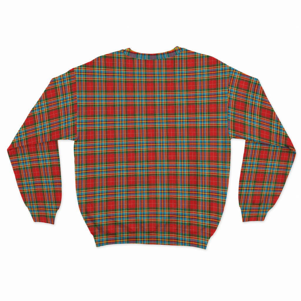 chattan-tartan-sweatshirt-with-family-crest