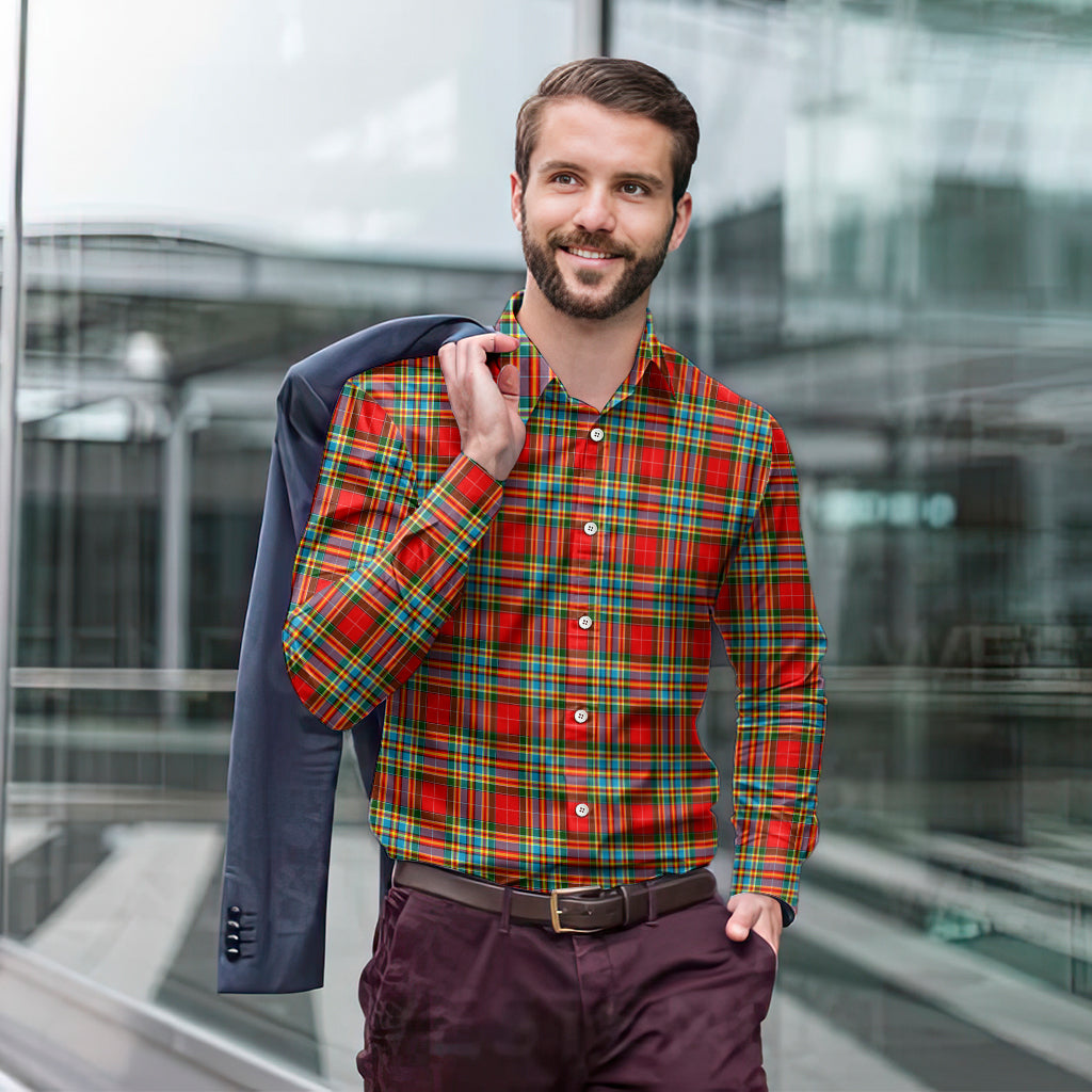 chattan-tartan-long-sleeve-button-up-shirt