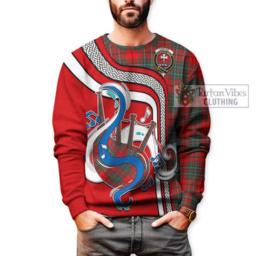 Cheyne Tartan Sweatshirt with Epic Bagpipe Style