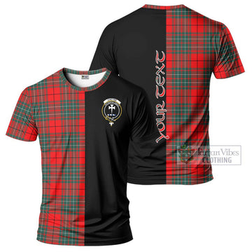 Cheyne Tartan T-Shirt with Family Crest and Half Of Me Style