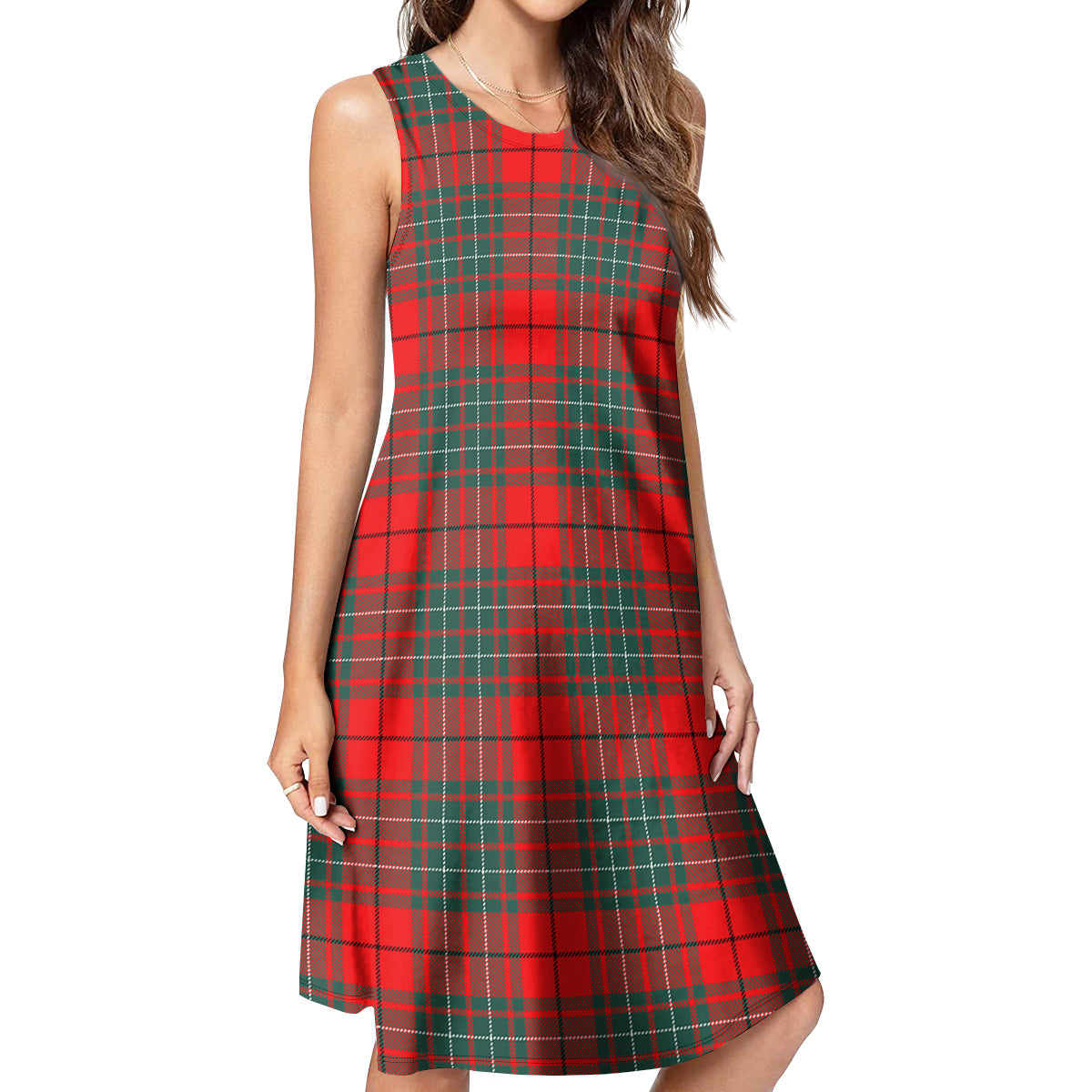 Cheyne Tartan Womens Casual Dresses - Tartanvibesclothing