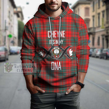 Cheyne Tartan Hoodie with Family Crest DNA In Me Style