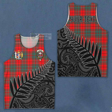 Cheyne Crest Tartan Men's Tank Top with New Zealand Silver Fern Half Style