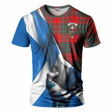 Cheyne Tartan T-Shirt with Family Crest Scotland Patriotic Style