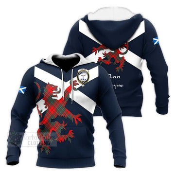 Cheyne Tartan Lion Rampant Knitted Hoodie Proudly Display Your Heritage with Alba Gu Brath and Clan Name