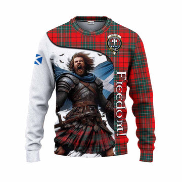 Cheyne Crest Tartan Knitted Sweater Inspired by the Freedom of Scottish Warrior