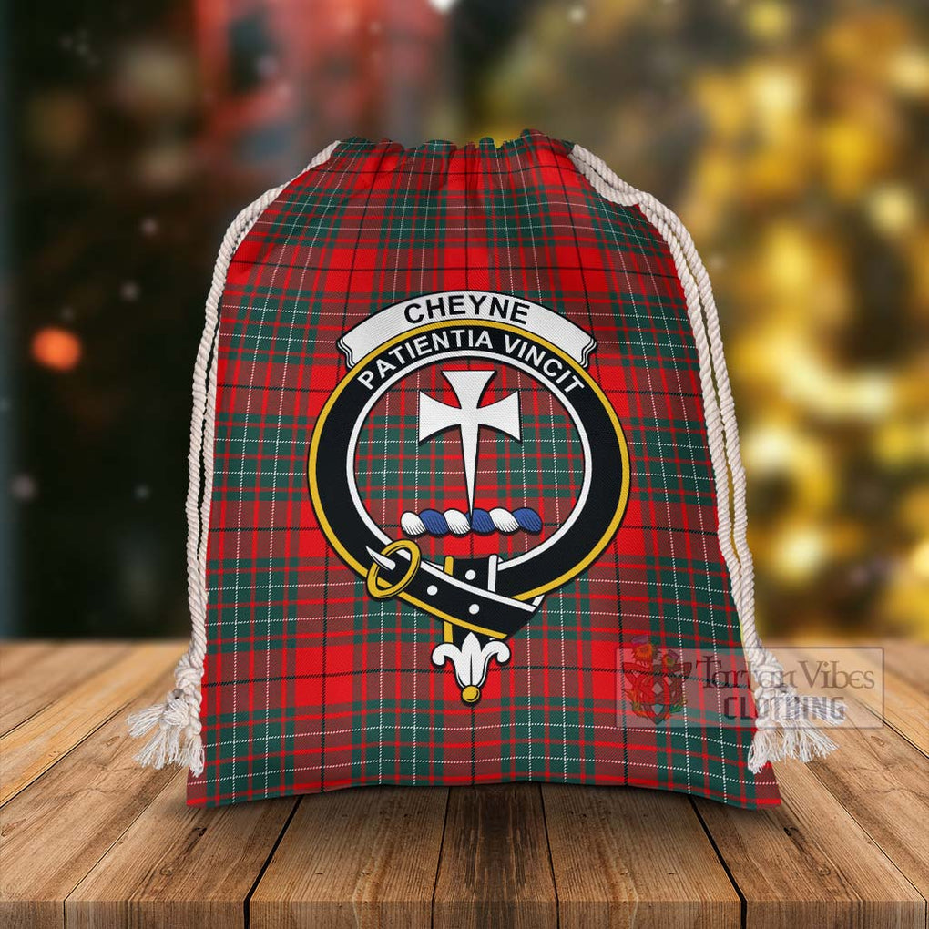 Tartan Vibes Clothing Cheyne Tartan Christmas Santa's Bag with Family Crest