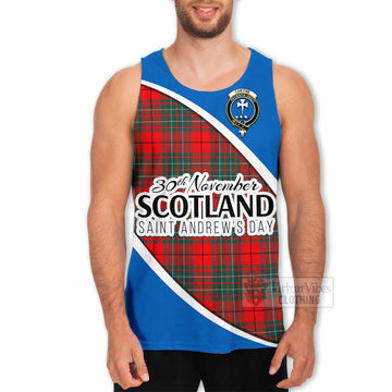 Cheyne Family Crest Tartan Men's Tank Top Celebrate Saint Andrew's Day in Style