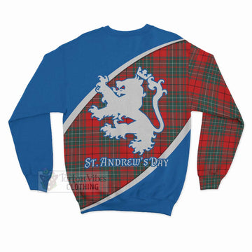 Cheyne Family Crest Tartan Sweatshirt Celebrate Saint Andrew's Day in Style