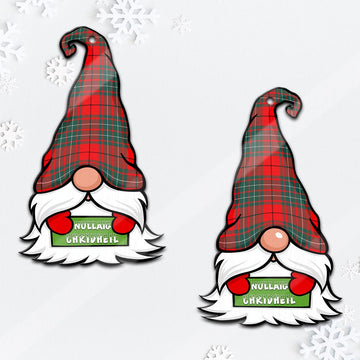 Cheyne Gnome Christmas Ornament with His Tartan Christmas Hat