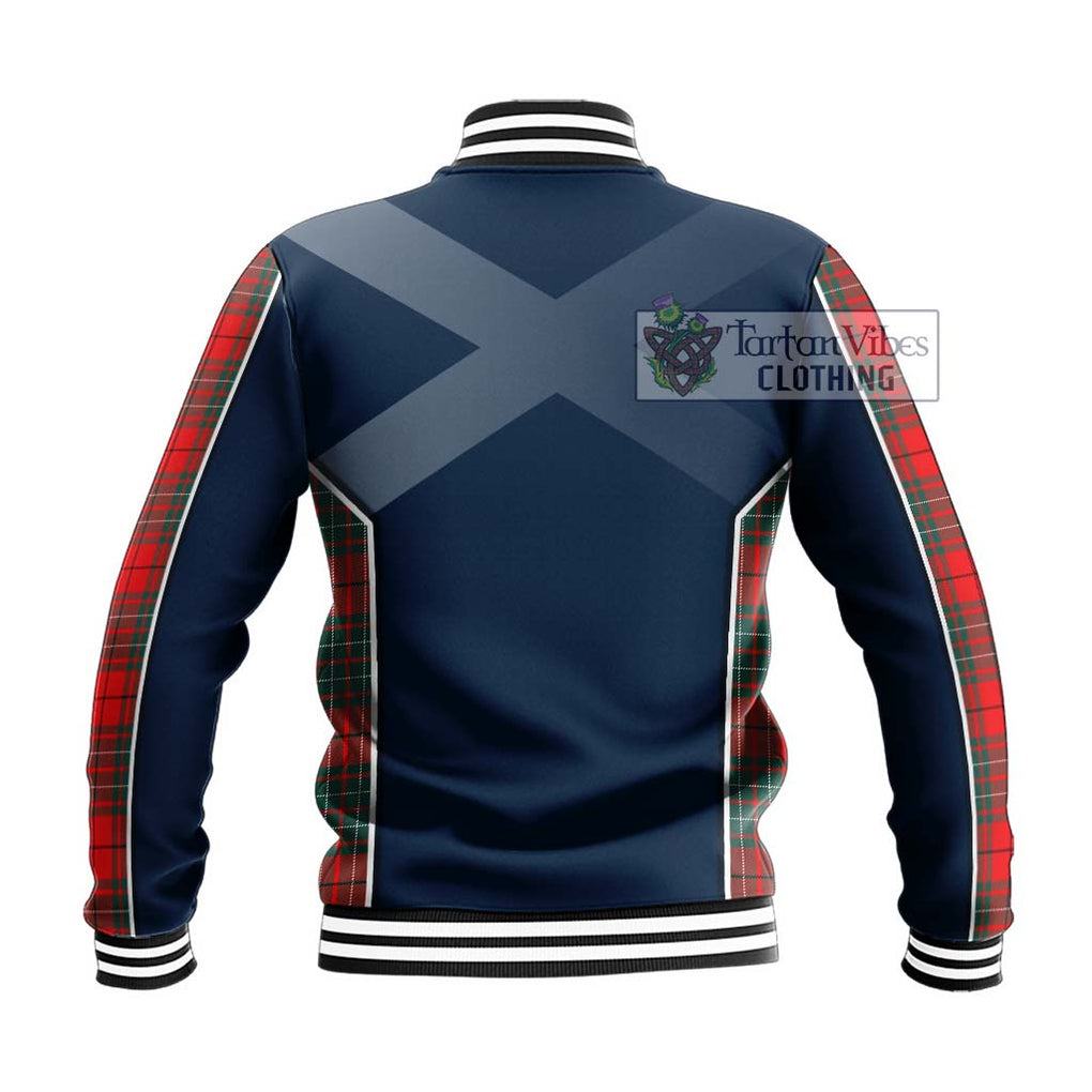 Cheyne Tartan Baseball Jacket with Family Crest and Lion Rampant Vibes Sport Style - Tartan Vibes Clothing