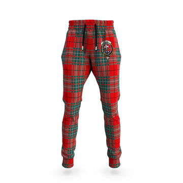 Cheyne Tartan Joggers Pants with Family Crest