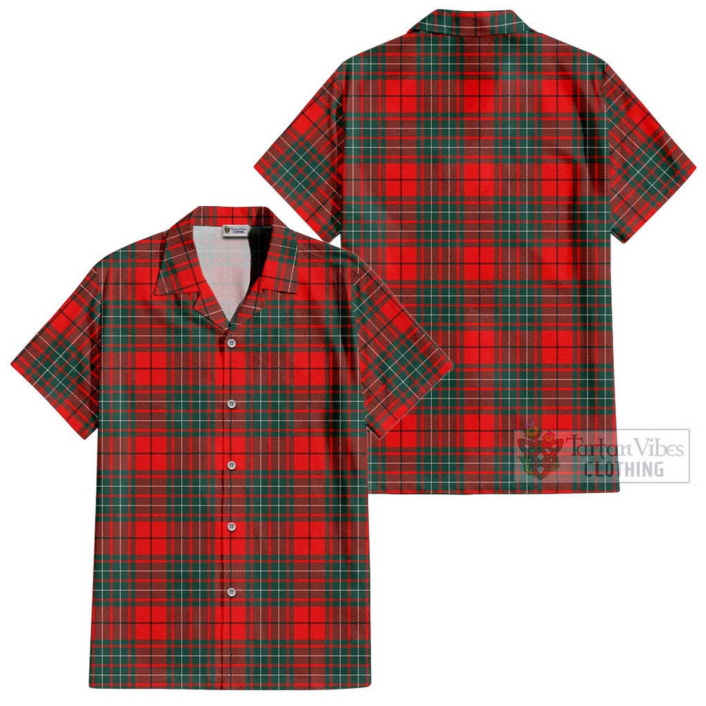 Cheyne Tartan Cotton Hawaiian Shirt Kid - Tartanvibesclothing Shop