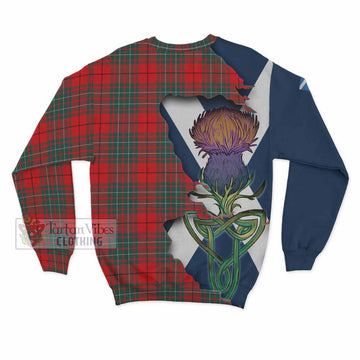 Cheyne Tartan Family Crest Sweatshirt Scottish Thistle Celtic Inspired - Tartan Vibes Clothing