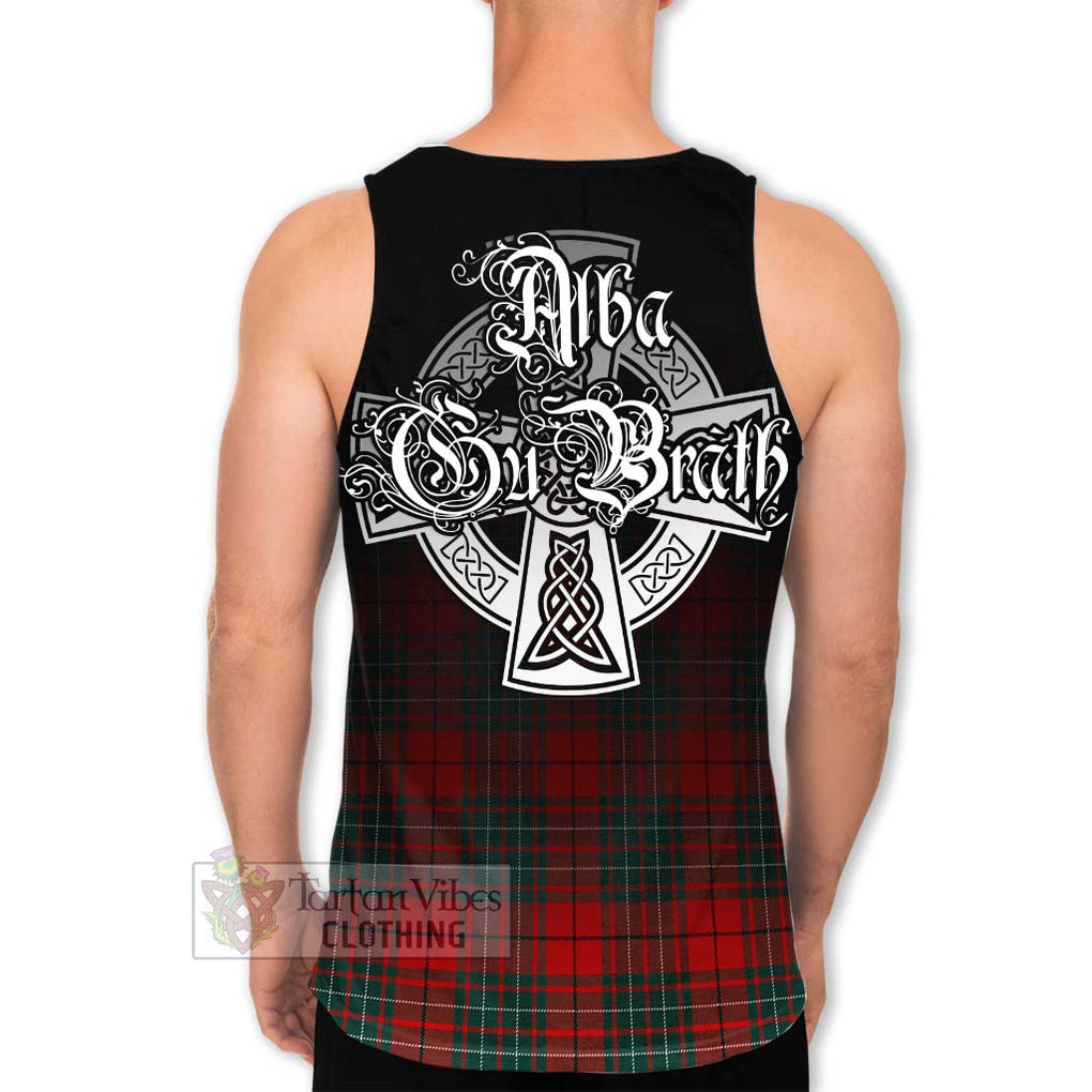 Tartan Vibes Clothing Cheyne Tartan Men's Tank Top Featuring Alba Gu Brath Family Crest Celtic Inspired