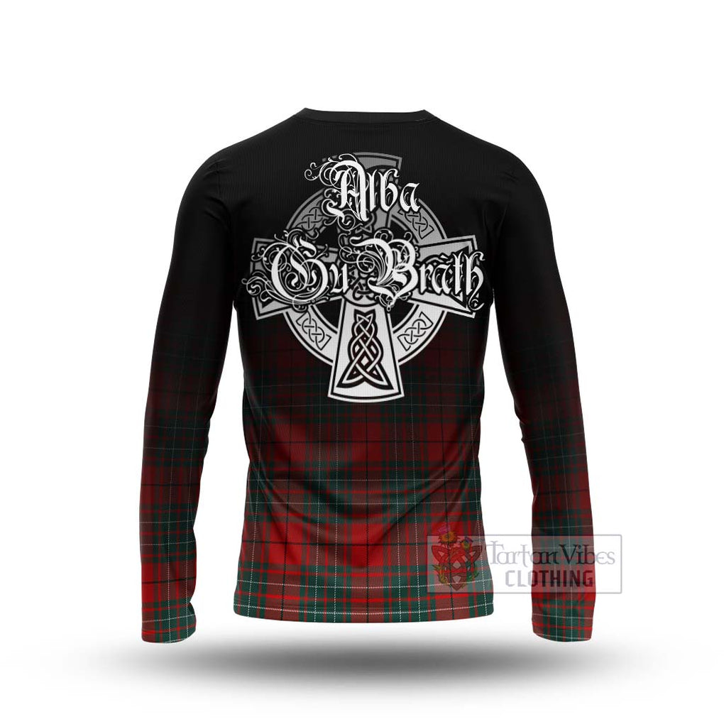 Tartan Vibes Clothing Cheyne Tartan Long Sleeve T-Shirt Featuring Alba Gu Brath Family Crest Celtic Inspired