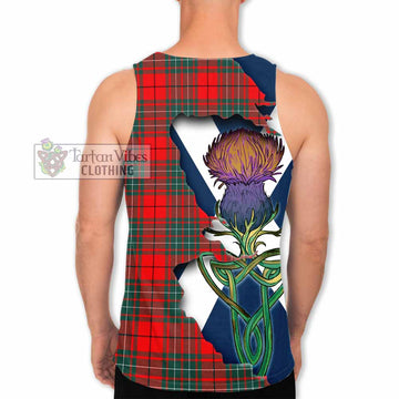 Cheyne Tartan Family Crest Men's Tank Top Scottish Thistle Celtic Inspired - Tartan Vibes Clothing