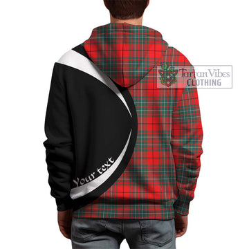 Cheyne Tartan Hoodie with Family Crest Circle Style