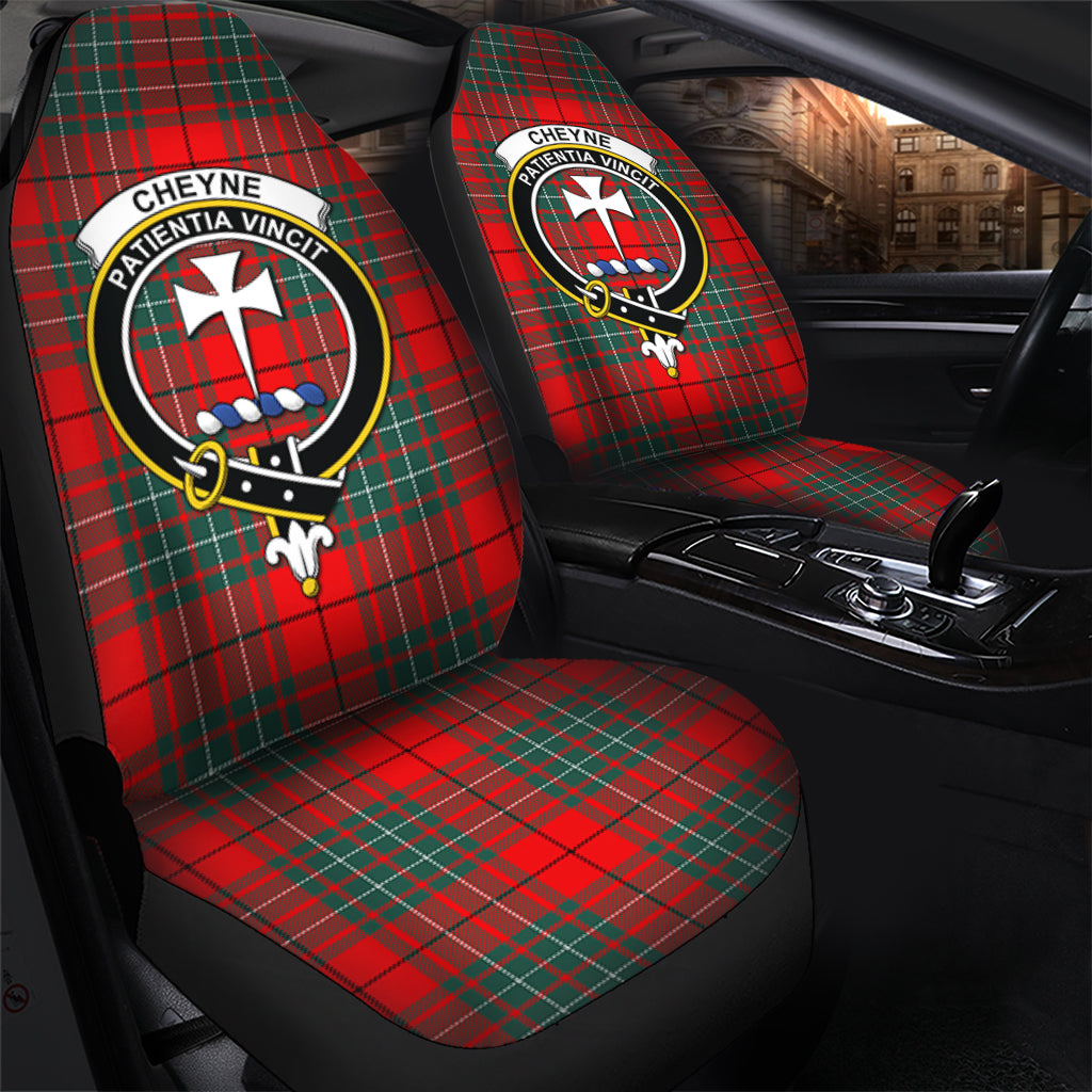 Cheyne Tartan Car Seat Cover with Family Crest - Tartanvibesclothing