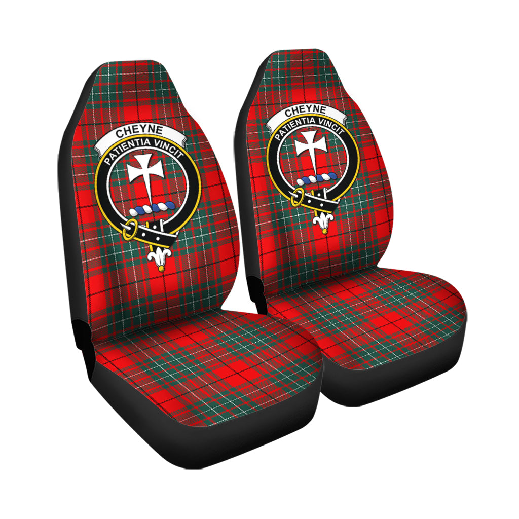 Cheyne Tartan Car Seat Cover with Family Crest - Tartanvibesclothing