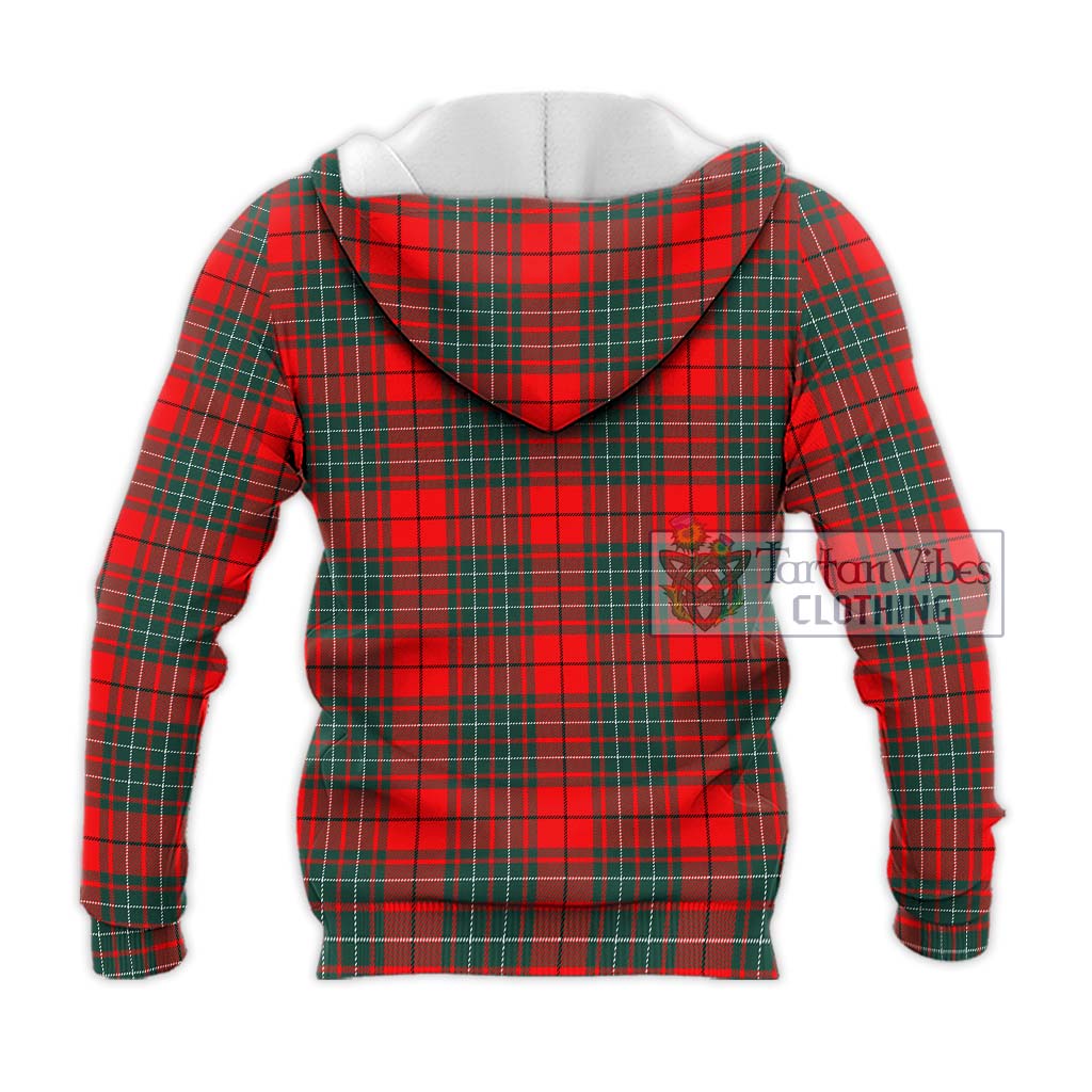 Tartan Vibes Clothing Cheyne Tartan Knitted Hoodie with Family Crest DNA In Me Style