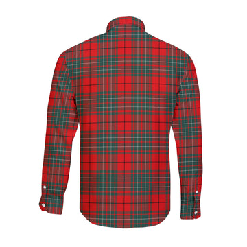 Cheyne Tartan Long Sleeve Button Up Shirt with Family Crest