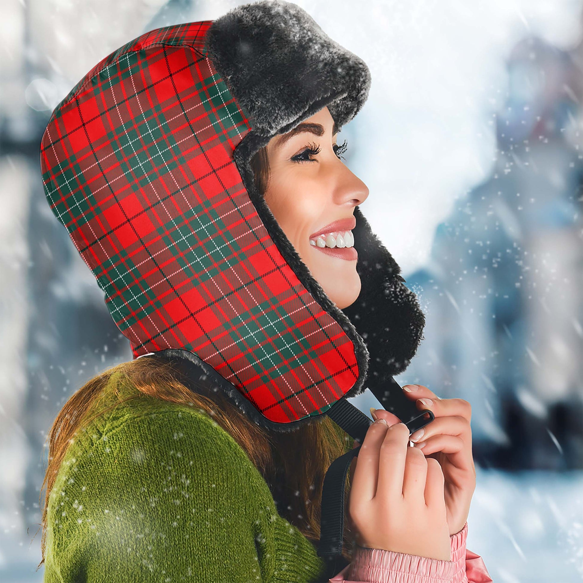 Cheyne Tartan Winter Trapper Hat - Tartanvibesclothing