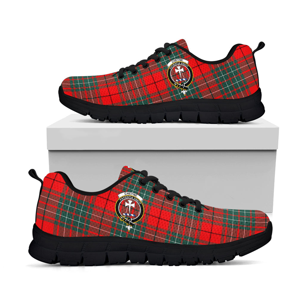 Cheyne Tartan Sneakers with Family Crest - Tartan Vibes Clothing