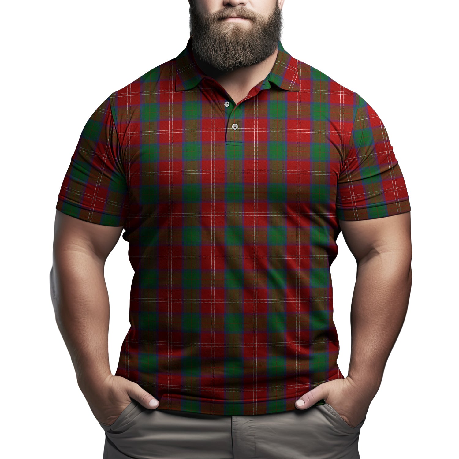 Chisholm Tartan Mens Polo Shirt Kid - Tartan Vibes Clothing