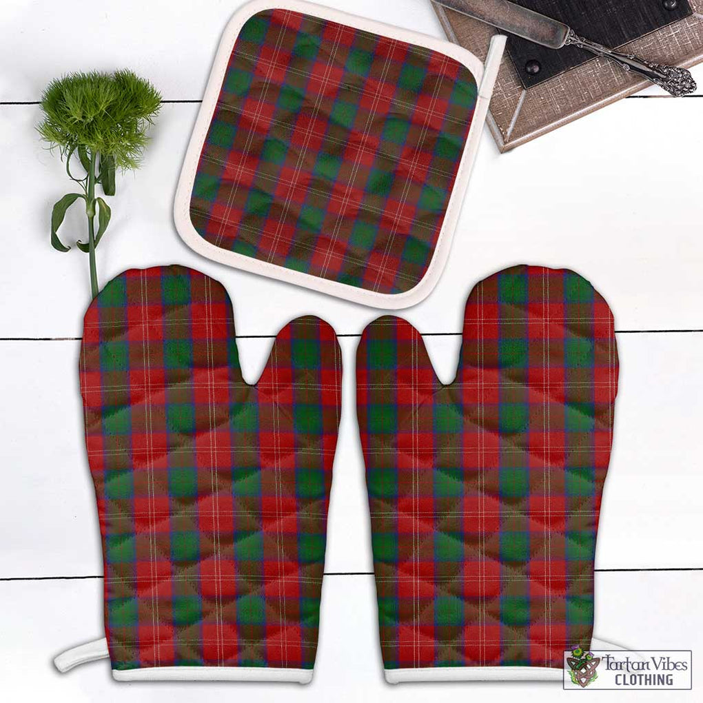 Chisholm Tartan Combo Oven Mitt & Pot-Holder Combo 1 Oven Mitt & 1 Pot-Holder White - Tartan Vibes Clothing