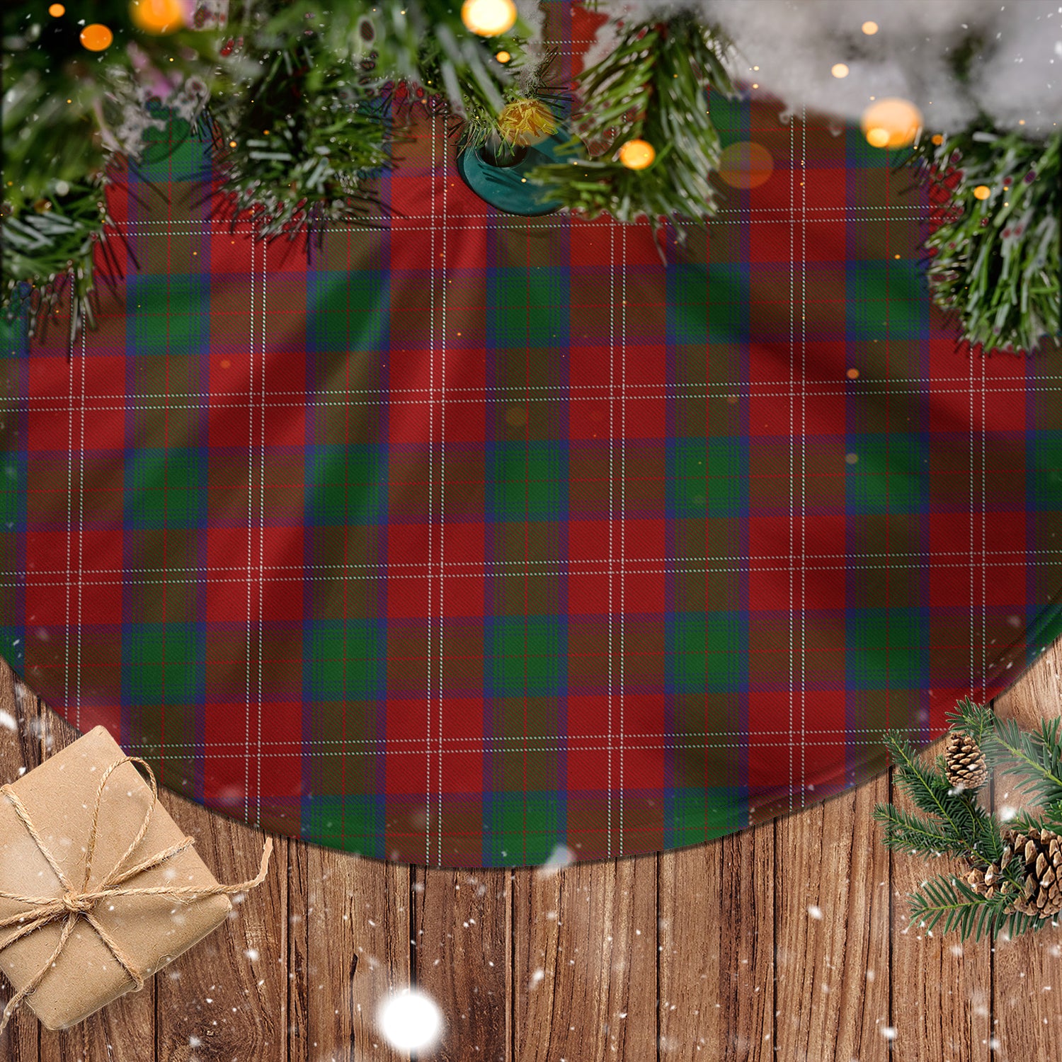 Chisholm Tartan Christmas Tree Skirt - Tartanvibesclothing