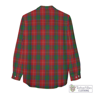 Chisholm Tartan Women's Casual Shirt with Family Crest