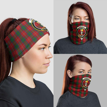 Chisholm Tartan Neck Gaiters, Tartan Bandanas, Tartan Head Band with Family Crest