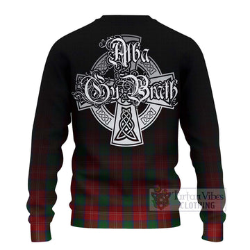 Chisholm Tartan Ugly Sweater Featuring Alba Gu Brath Family Crest Celtic Inspired