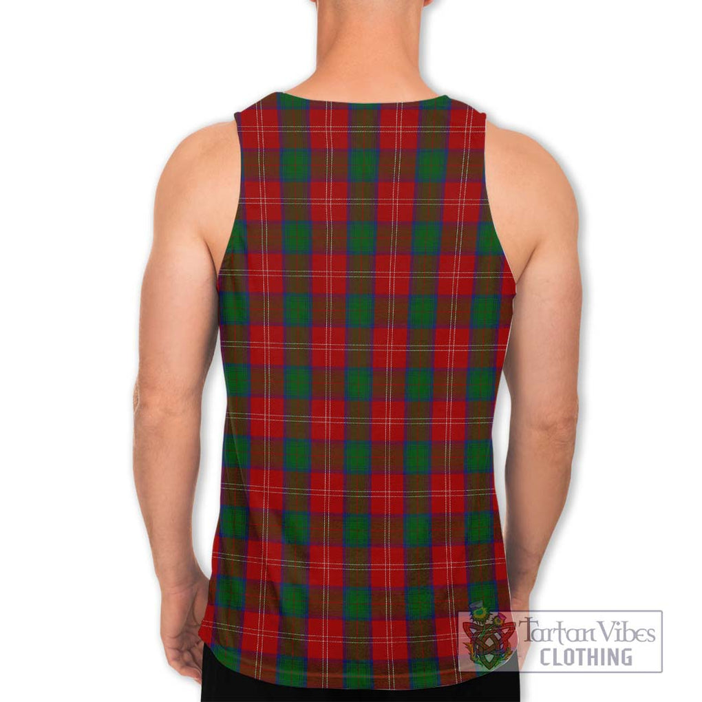 Chisholm Tartan Men's Tank Top with Family Crest DNA In Me Style - Tartanvibesclothing Shop