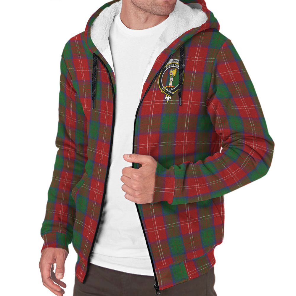 chisholm-tartan-sherpa-hoodie-with-family-crest