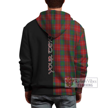 Chisholm Tartan Hoodie with Family Crest and Half Of Me Style