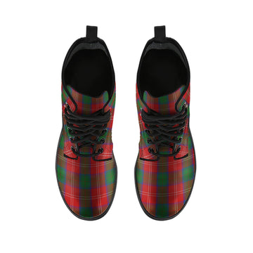 Chisholm Tartan Leather Boots