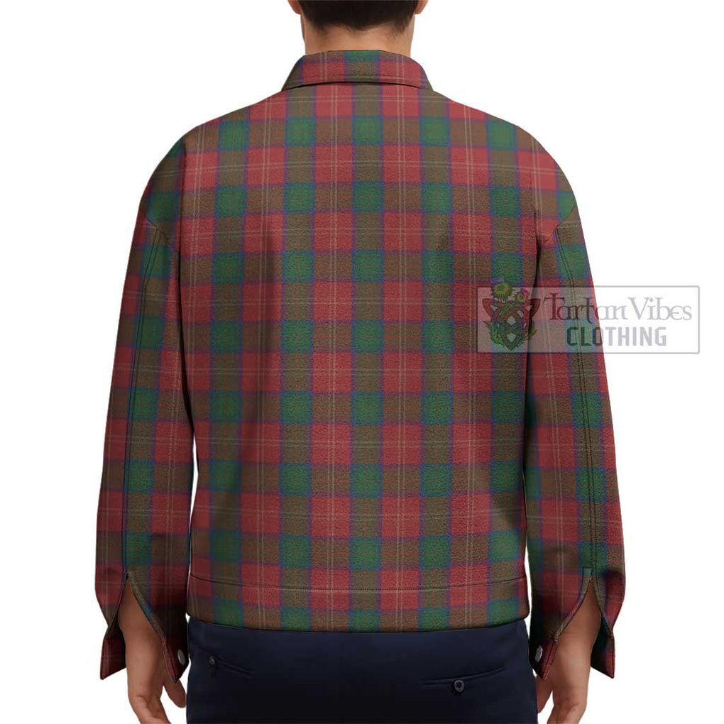 Chisholm Tartan Unisex Lapel Cotton Jacket - Tartan Vibes Clothing